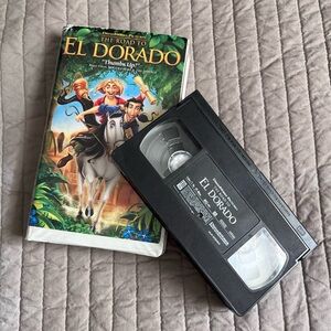 The Road to El Dorado VHS with clamshell